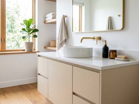 Современные ванные с подсветкой